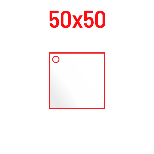 Kartonček 50x50 mm