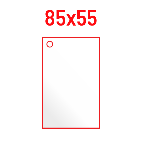 Kartonček 55x85 mm