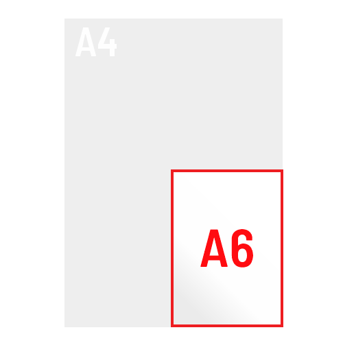 Letak A6 (105x148 mm)