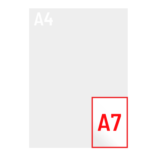 Letak A7 (74x105 mm)