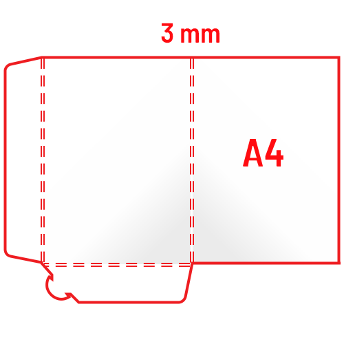 Predstavitvena mapa A4 + 3 mm (za vlaganje do 30 listov)