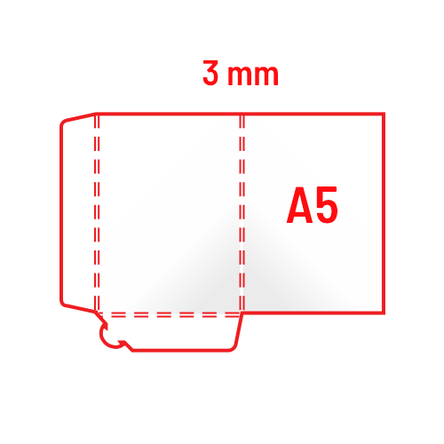 Predstavitvena mapa A5 + 3 mm (za vlaganje do 30 listov)