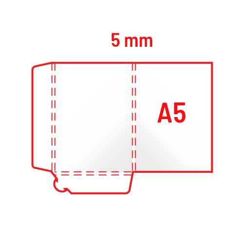 Predstavitvena mapa A5 + 5 mm (za vlaganje do 50 listov)