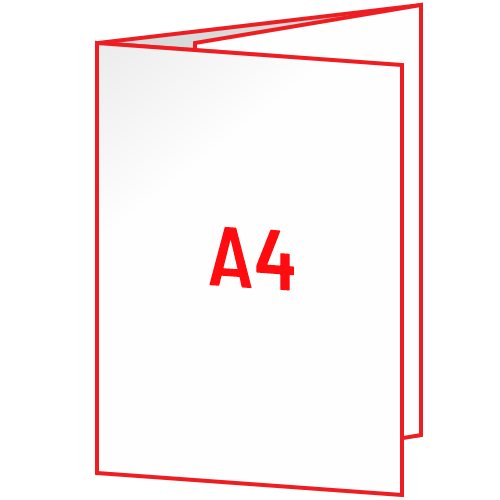 Zloženka A4 C-zgib (210x297 mm), 6-strani, odprt: 628x297 mm