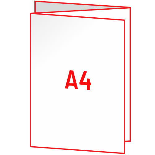 Zloženka A4 Z-zgib (210x297 mm), 6-strani, odprt: 630x297 mm