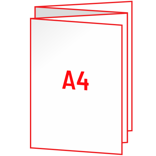 Zloženka A4 Z-zgib (210x297 mm), 8-strani, odprt: 840x297 mm