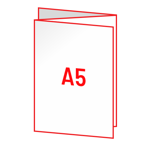Zloženka A5 Z-zgib (148x210 mm), 6-strani, odprt: 444x210 mm