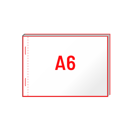 Samokopirni Blok A6 - ležeč (148x105 mm) - perforiran in spet