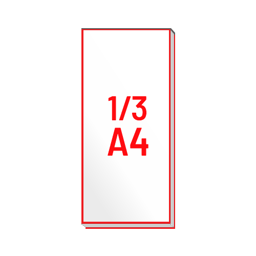 Pisalni Blok 1/3 A4 (99x210 mm)